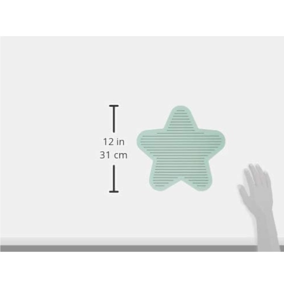 Pearhead Star Shaped Wooden Letterboard Set Baby Keepsake Photo Prop, Mint Green - Picture 5 of 5